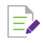 Document and Pen Icon