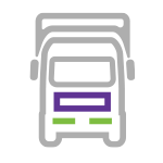 Front of Semi truck icon