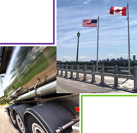Canada bridge truck