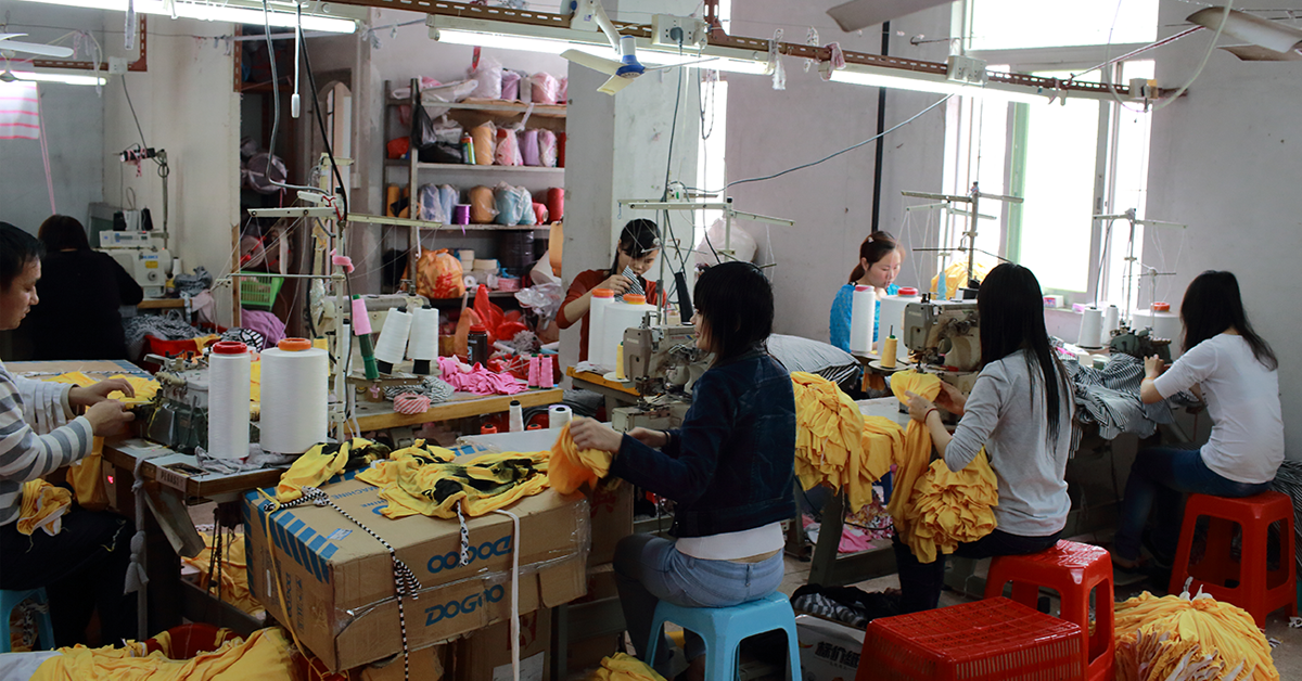 Women sewing 