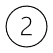 number 2 in a circle